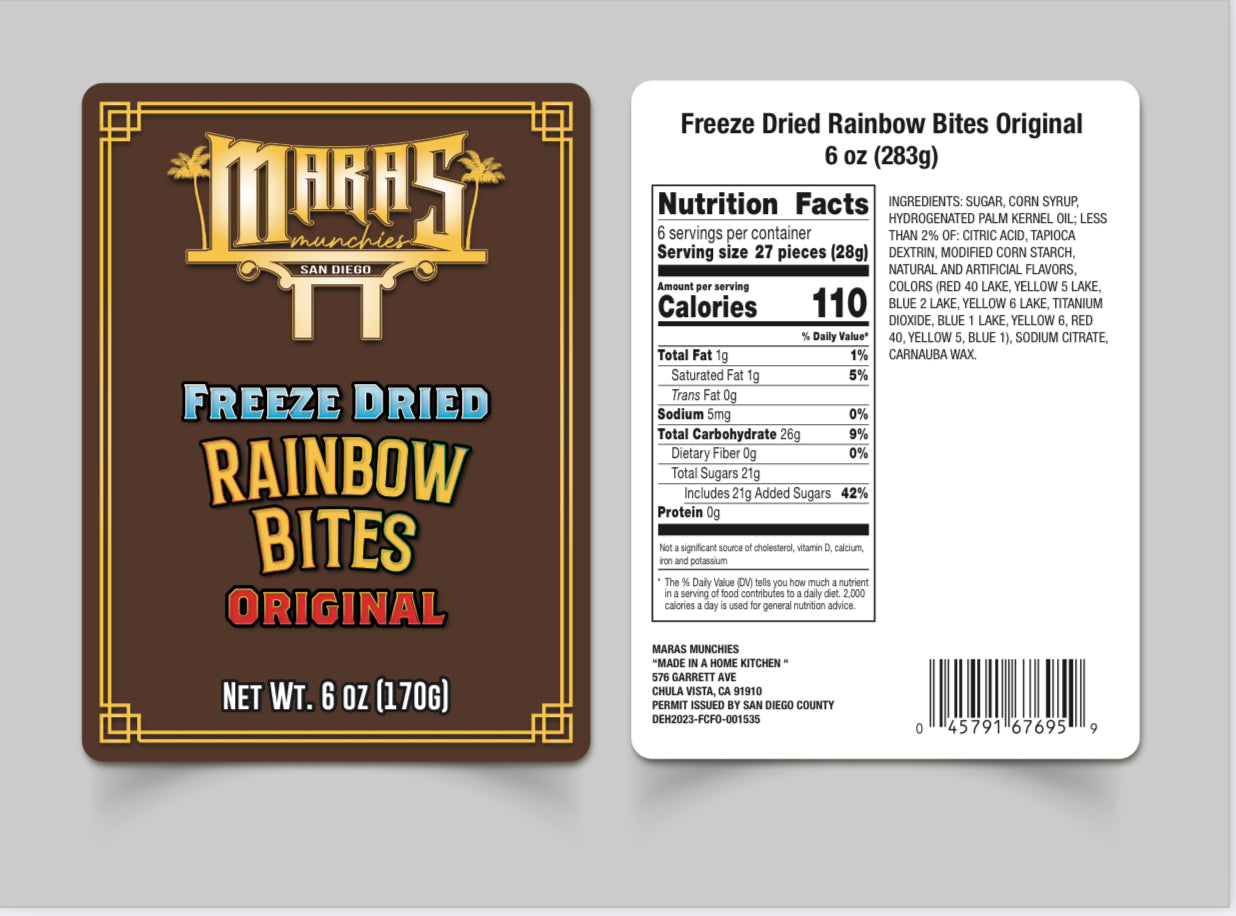 Freeze Dried Rainbow Bites (ORIGINAL)