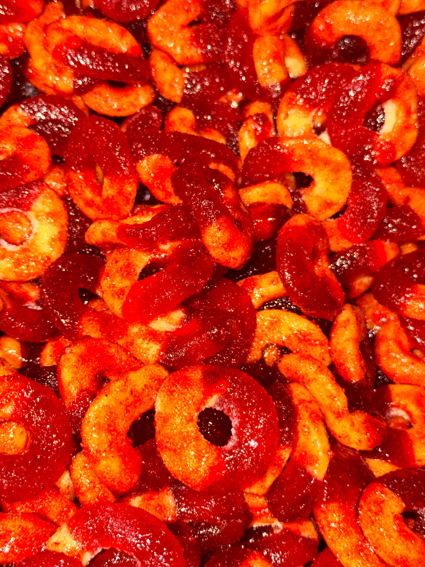 Wet Chamoy Peach Rings